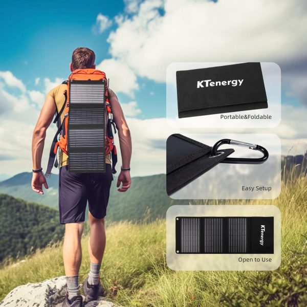 30W Solar Charger, Portable SunPower Solar Panels for Camping Essentials & - Image 4