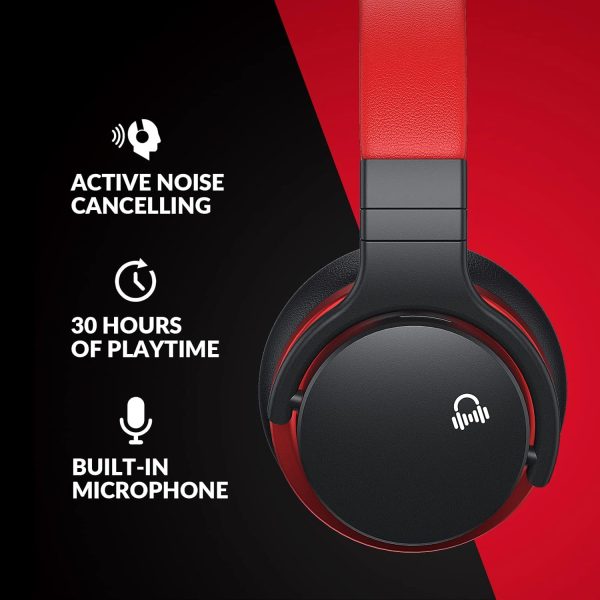 MOVSSOU E7 Active Noise Cancelling Headphones Bluetooth Headphones Wireless - Image 2