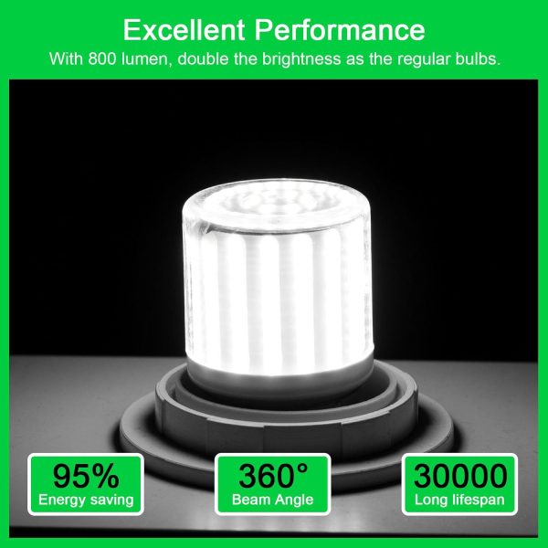 KEI D34L LED Refrigerator Light Bulb 6W 40-60W Equivalent, Waterproof - Image 5