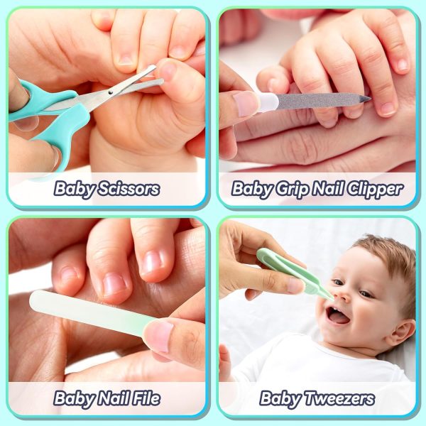 Baby Healthcare and Grooming Kit, 20 in 1 Baby Safety Set Newborn Nursery - Image 4