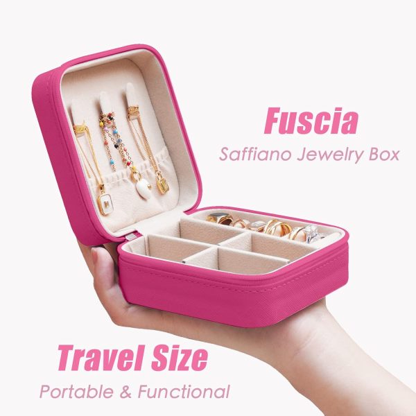 Travel Jewelry Case, Portable Mini Jewelry Travel Organizer, Small Jewelry - Image 2