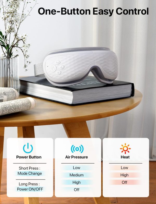 ALLJOY Christmas Gifts, Eye Massager with Heat, Migraine Relief, Gifts for - Image 3