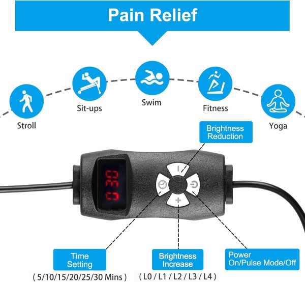 LOVTRAVEL 660nm LED Red Light Therapy for Body and 850nm Near Infrared - Image 4
