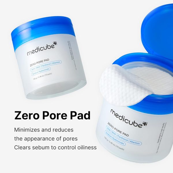 Medicube Zero Pore Pads 2.0, Dual-Textured Facial Toner Pads for - Image 3