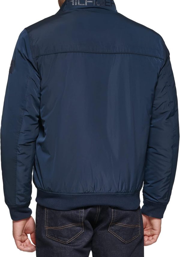 Tommy Hilfiger Men's Performance Faux Memory Bomber Jacket - Image 4