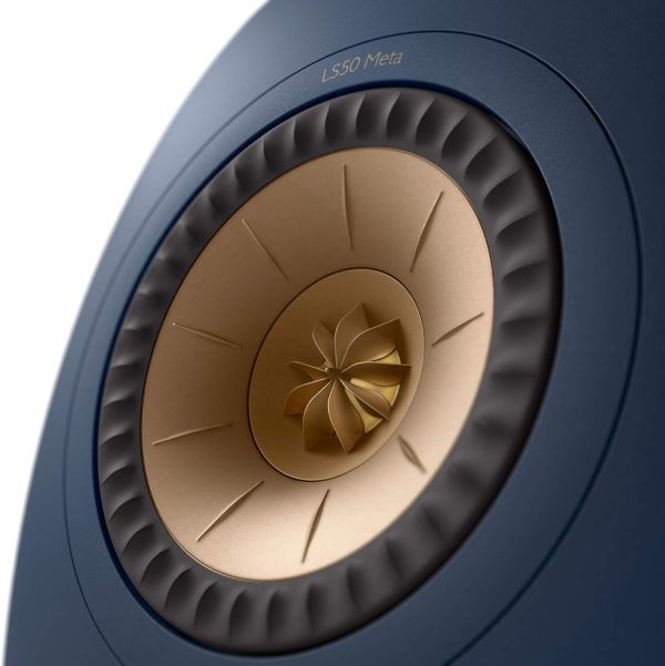 KEF LS50 Meta Passive Bookshelf Speakers - Pair (Royal Blue) - Image 3