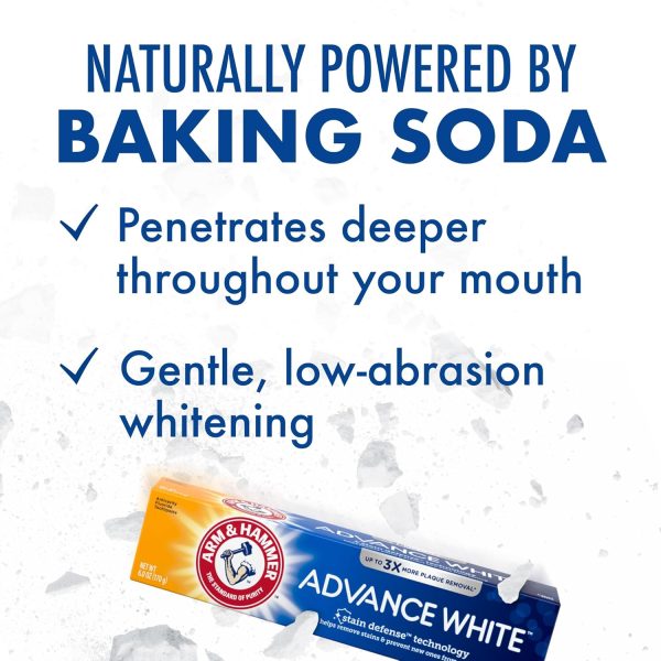 Arm & Hammer Advance White Toothpaste, Clean Mint Flavor, Stain Defense - Image 9