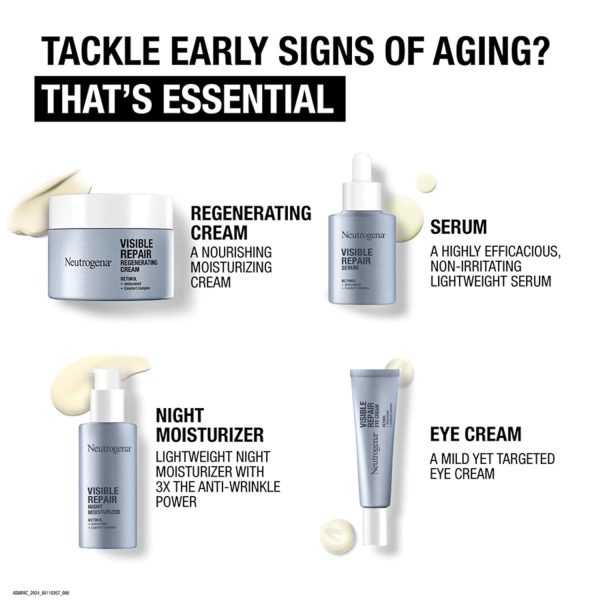 Neutrogena Retinol Face Moisturizer, Rapid Wrinkle Repair, Daily Anti-Aging - Image 8