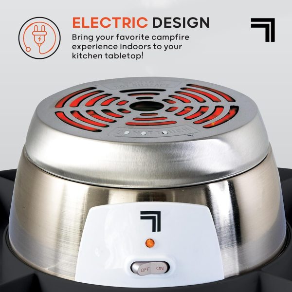SHARPER IMAGE Electric S'mores Maker [Amazon Exclusive] 8-Piece Kit, 6 - Image 3