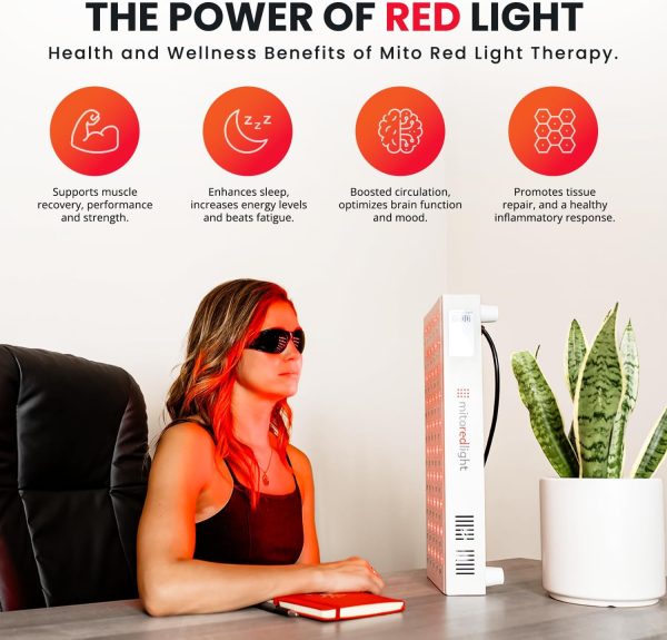 Mito Red Light - MitoMID 2.0 Red Light Panel - Red Light Therapy for Face - Image 3