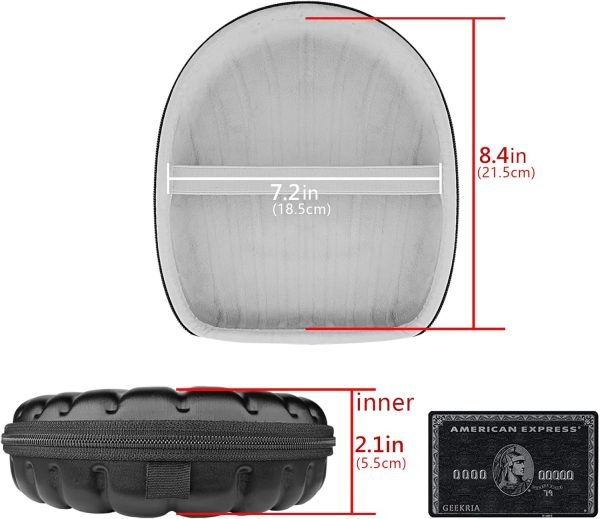 Geekria Shield Case for Foldable Headphones, Replacement Protective Hard - Image 4