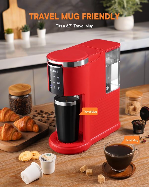 Single Serve Coffee Machine, 3 in 1 Pod Coffee Maker for K Cup Pods & - Image 6