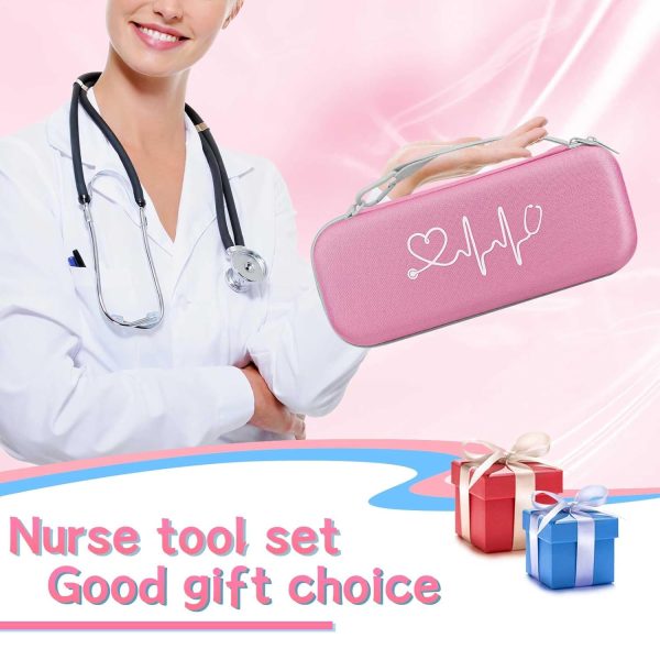 16 Pcs Stethoscope Case Kits, Stethoscope Case with Supplies Include 2 Pcs - Image 7
