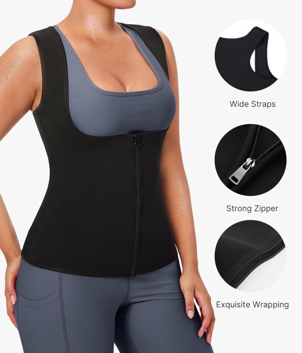 Womens' Sauna Suit Workout Sweat Body Shaper - Image 4