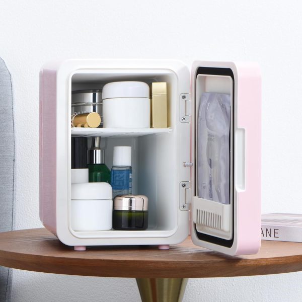 Iceblue Skincare Fridge with Dimmable LED Light Mirror, 4L Compact Makeup - Image 6