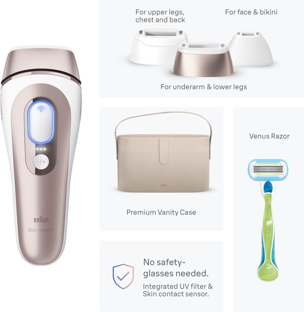 Braun IPL Skin i·expert, at Home Laser Hair Removal, Holiday Gifts for - Image 9