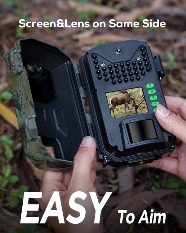 iZEEKER Trail Camera, 32MP 1080P Game Camera with 940nm No Glow Night - Image 4