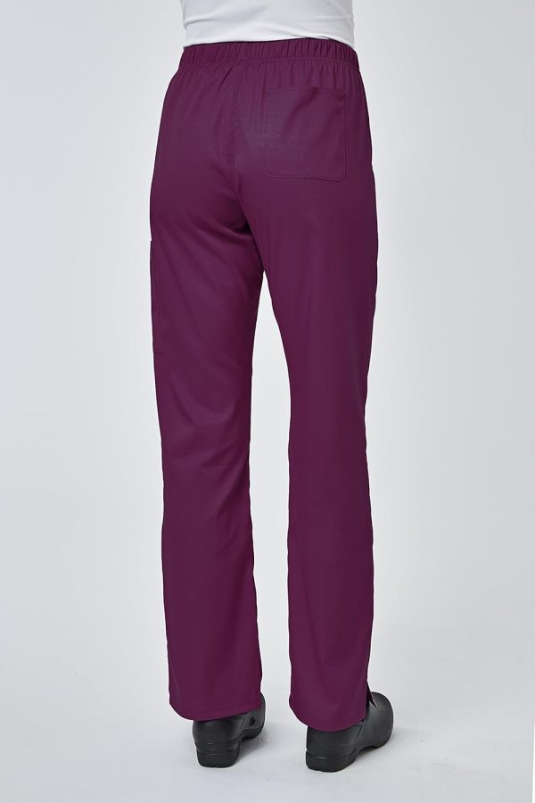 Scrubs for Women Set 6 Pocket 4-Way Stretch V-Neck and Semi-Tapered Pant - Image 4