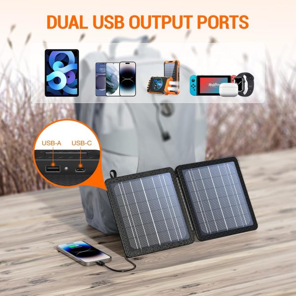 GOODaaa 10W Portable Solar Charger with Dual USB Outputs Super Handy - Image 4