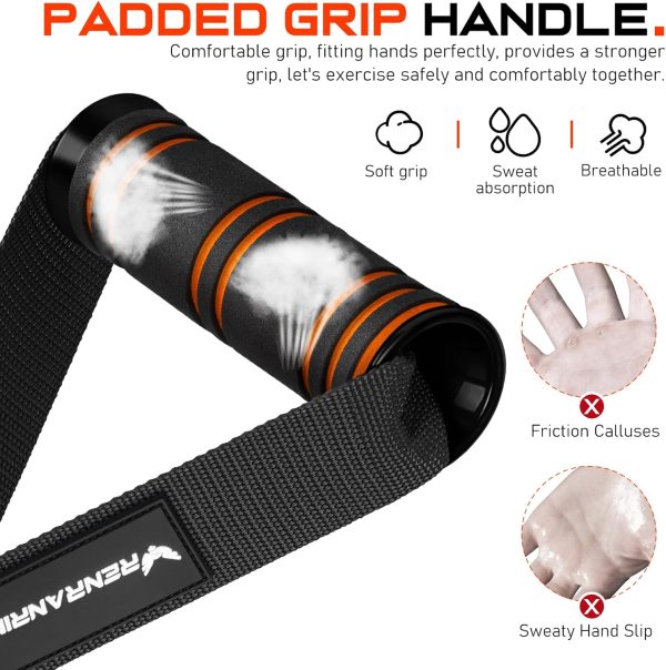 RENRANRING Gym Exercise Handles, Replacement Handle Attachments for Cable - Image 4
