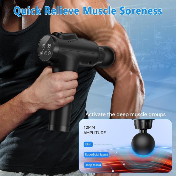 APHERM Massage Gun, Muscle Massage Gun for Athletes Handheld Electric Deep - Image 6