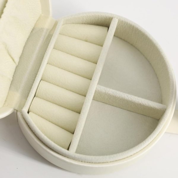 COLLECTIVE HOME - Travel Jewelry Case, Elegant Half-Moon Design with Gold - Image 6