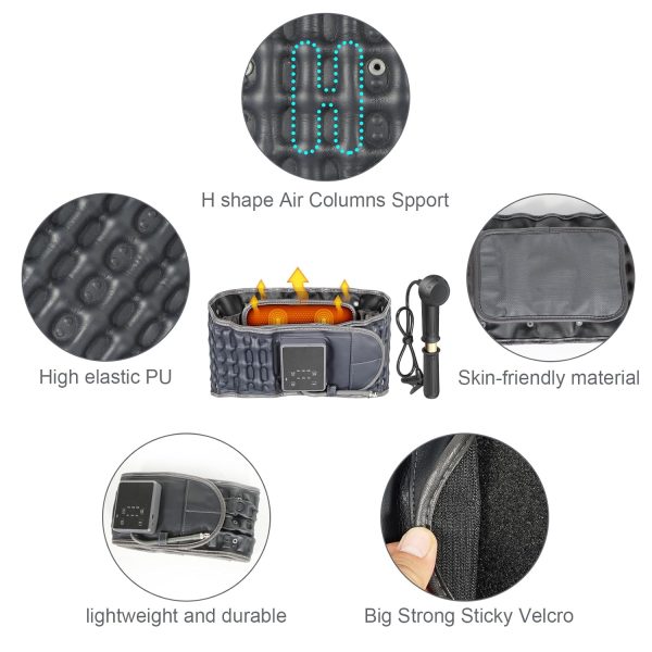 Decompression Back Belt with Heating Pad & Vibration for Lower Back Pain - Image 7