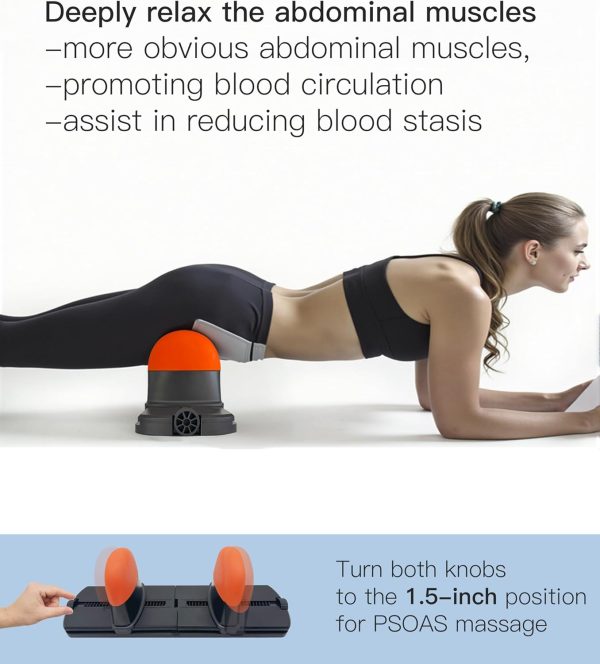Psoas Muscle Release and Deep Tissue Adjustable Massage Tool for Back, QL, - Image 3