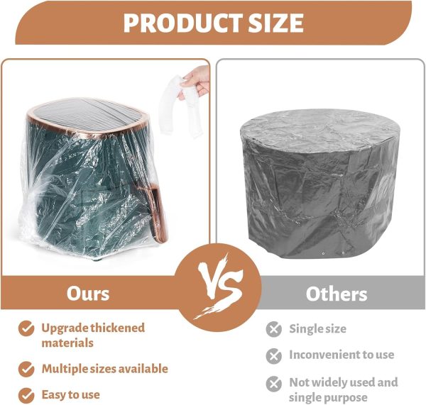 40 PCS Kitchen Disposable Dust Cover, Appliance Dust Covers, Thickened - Image 3