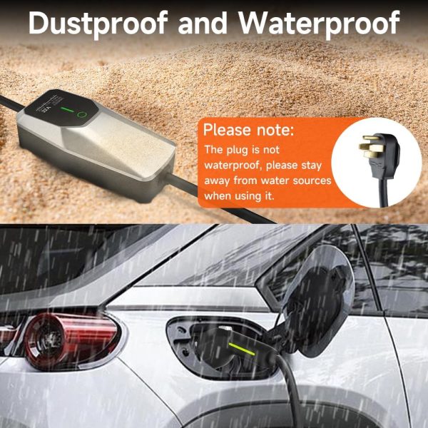 Level 1 2 Electric Vehicle Charger 26ft EV Portable Charging Cable with - Image 5