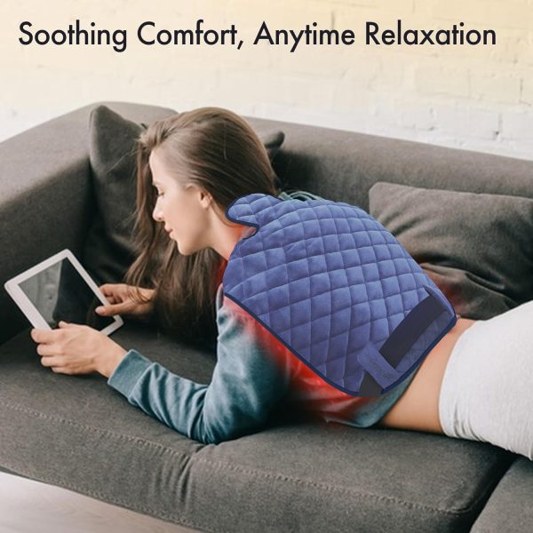 Heating Pad with Red Light Therapy: 2 in 1 Wearable RLT Heating Pad for - Image 4