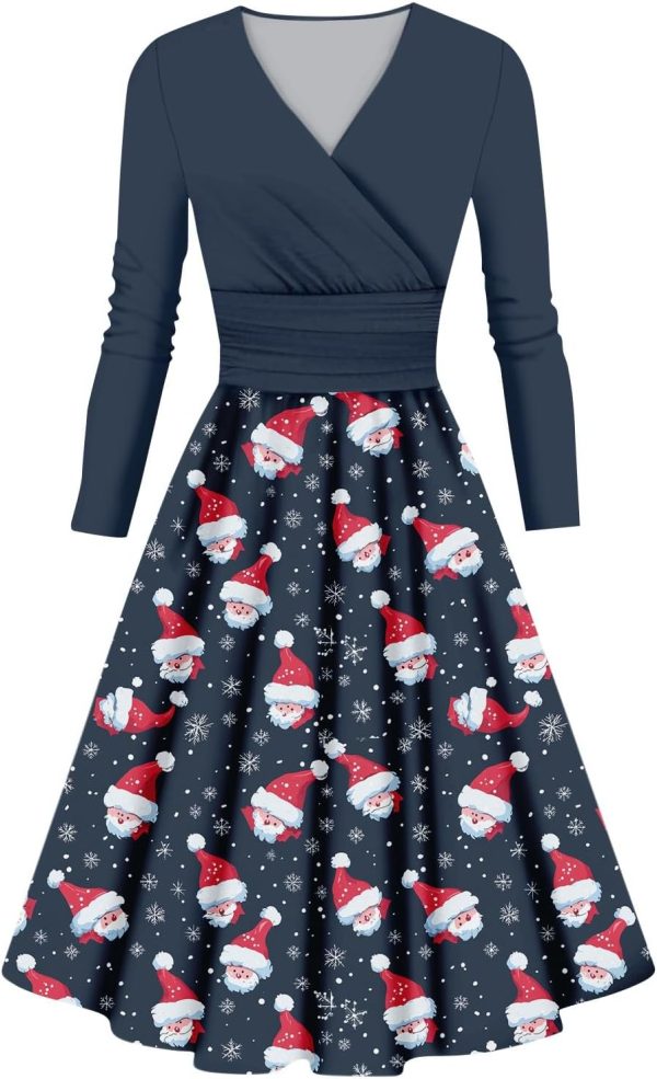 Christmas Clothes,Women's Casual and Fashionable Christmas Snowflake - Image 3