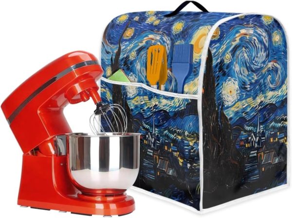 Cozeyat Starry Night Stand Mixer Dust Cover With Pocket Soft Easy To Clean - Image 8