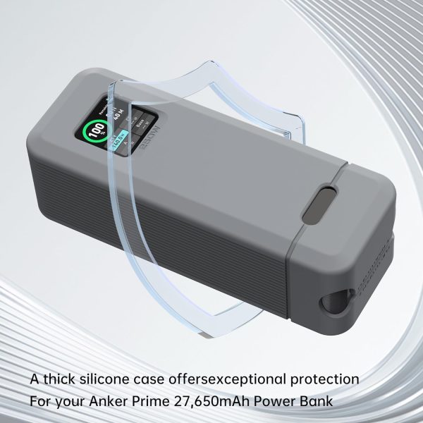 Silicone Case for Anker Prime Power Bank 27,650mAh 250W 1/4-inch nut Hole, - Image 8