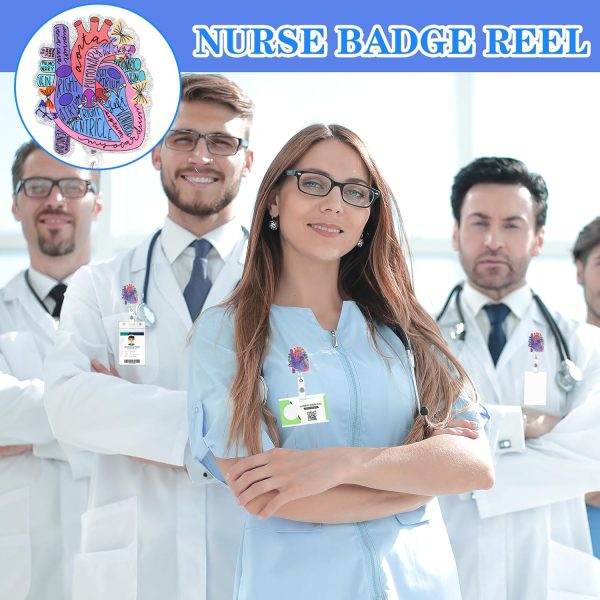 Nurse Badge Reel, Retractable Cute Badge Reels Nursing, Medical Assistant - Image 7