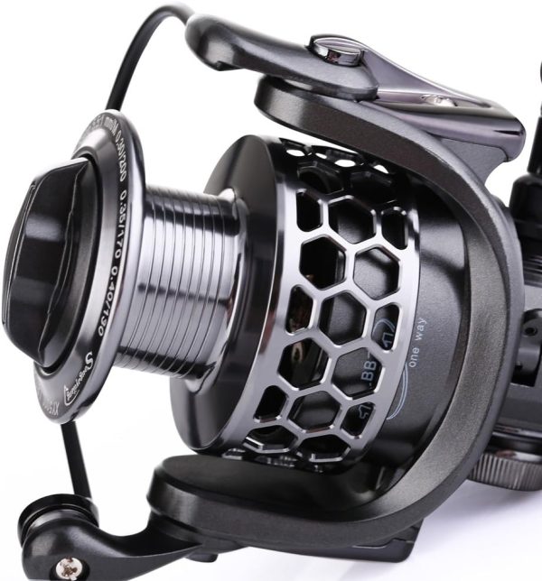 Sougayilang Fishing Reel 13+1BB Light Weight Ultra Smooth Aluminum Spinning - Image 4