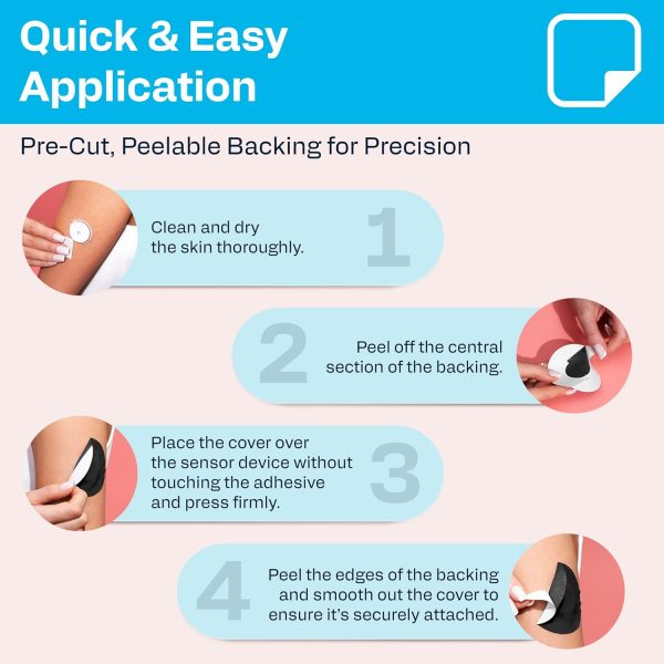 AWD Medical Freestyle Libre Sensor Covers - 14-Day Waterproof Adhesive Arm - Image 6