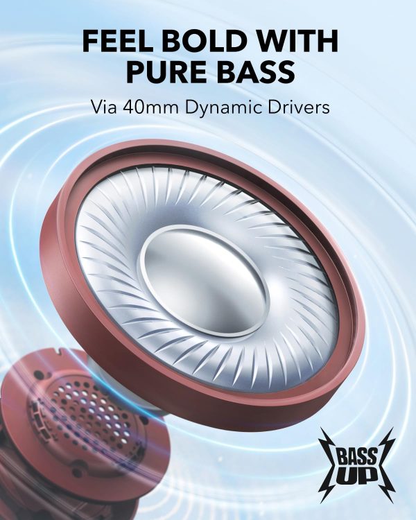 Soundcore H30i Wireless On-Ear Headphones, Foldable Design, Pure Bass, 70H - Image 2