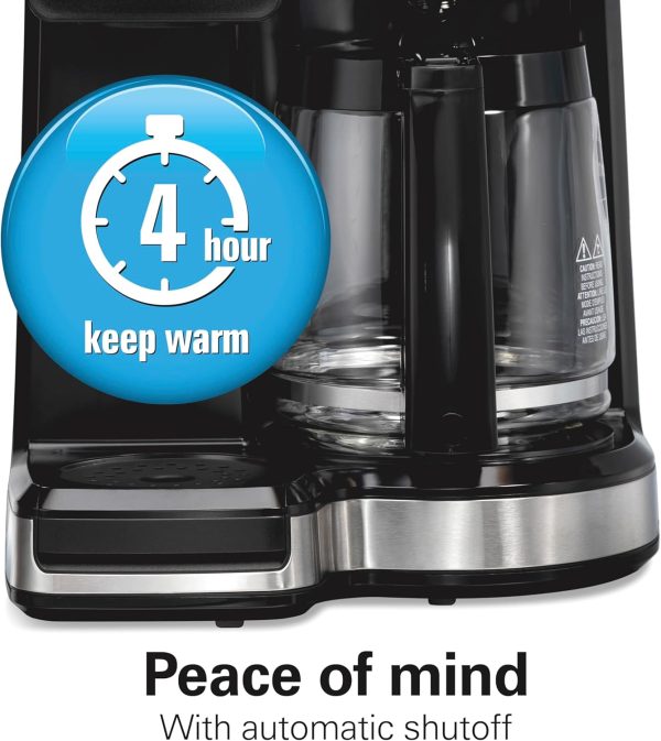 Hamilton Beach 2-Way 12 Cup Programmable Drip Hot and Iced Coffee Maker & - Image 7