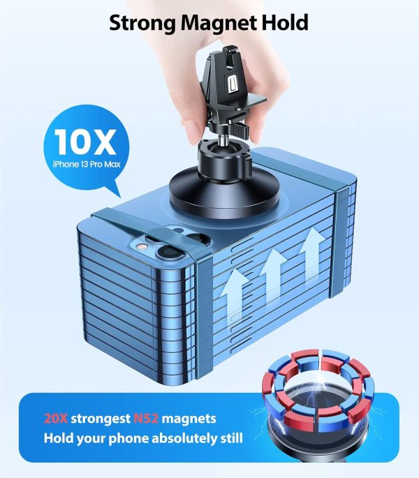 VICSEED for MagSafe Car Mount [Upgraded Strongest Magnet Power] Magnetic - Image 3