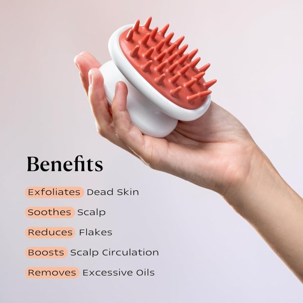 KAMEDIS Scalp Massager Brush - Silicone Gentle Scalp Scrubber, Exfoliator & - Image 2