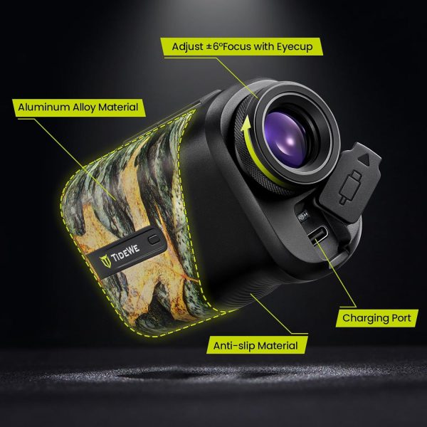 TIDEWE Hunting Rangefinder Mini with Rechargeable Battery, 875Y Laser Range - Image 6