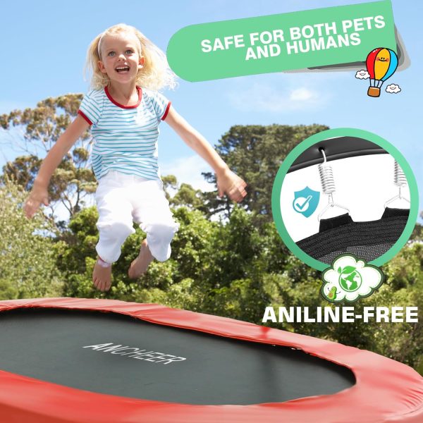 Kids Indoor Trampoline, ANCHEER 56" Foldable Mini Trampoline with 5 Level - Image 3