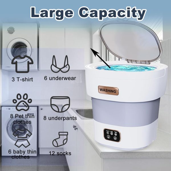 Mini Portable Washing Machine Small - 18L Portable Mini Washing Machine - Image 3