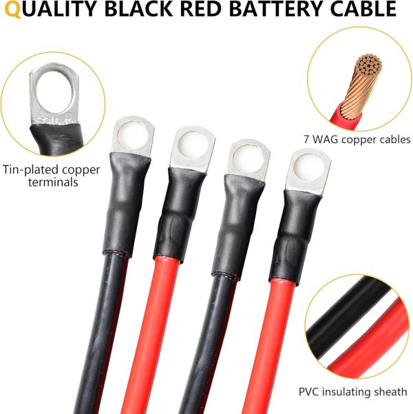 UTV ATV Remote Battery Jump Post Starter Battery Jumper Terminals Extender - Image 3