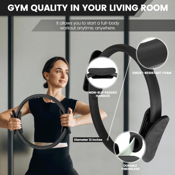 Pilates Ring Circle Set 13 pcs Pilates Equipment Accessories for Home - Image 3