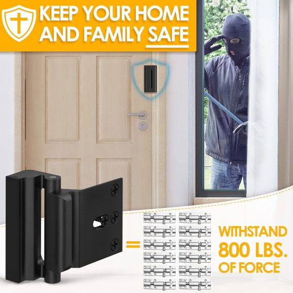 Home Security Door Lock Door Lock Security Door Reinforcement Lock Metal - Image 2
