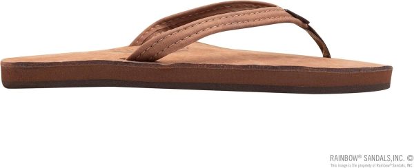 Rainbow Sandals Ladies Luxury Leather - Single Layer Arch Support With 1/2" - Image 4