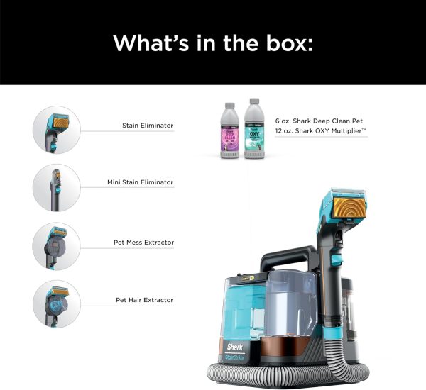 Shark StainStriker HairPro. Portable Carpet, Area Rug & Upholstery Spot & - Image 10