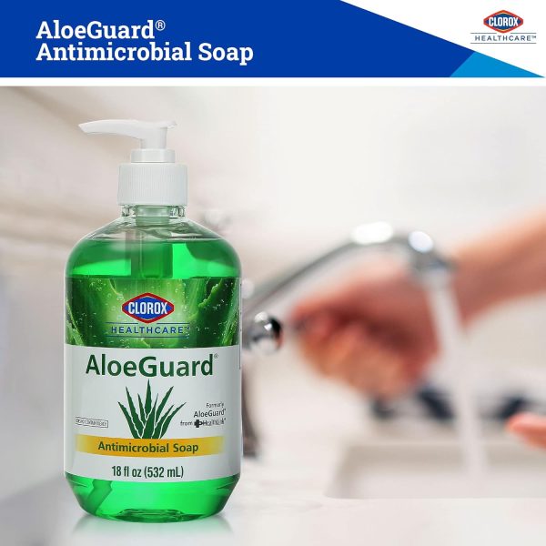 Clorox Healthcare AloeGuard Soap, Aloe Vera, 18 Ounce Per Pack | Clorox - Image 7